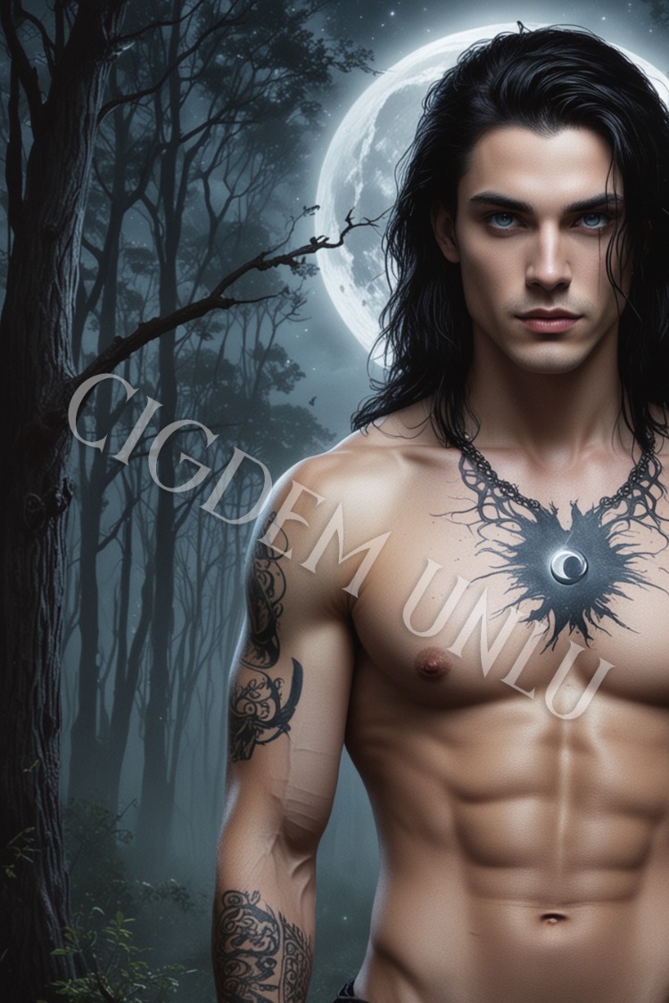Prince of Shadows | Gölgelerin Prensi - Hazır Kitap Kapağı (Wolf Shifter & Paranormal Romance)