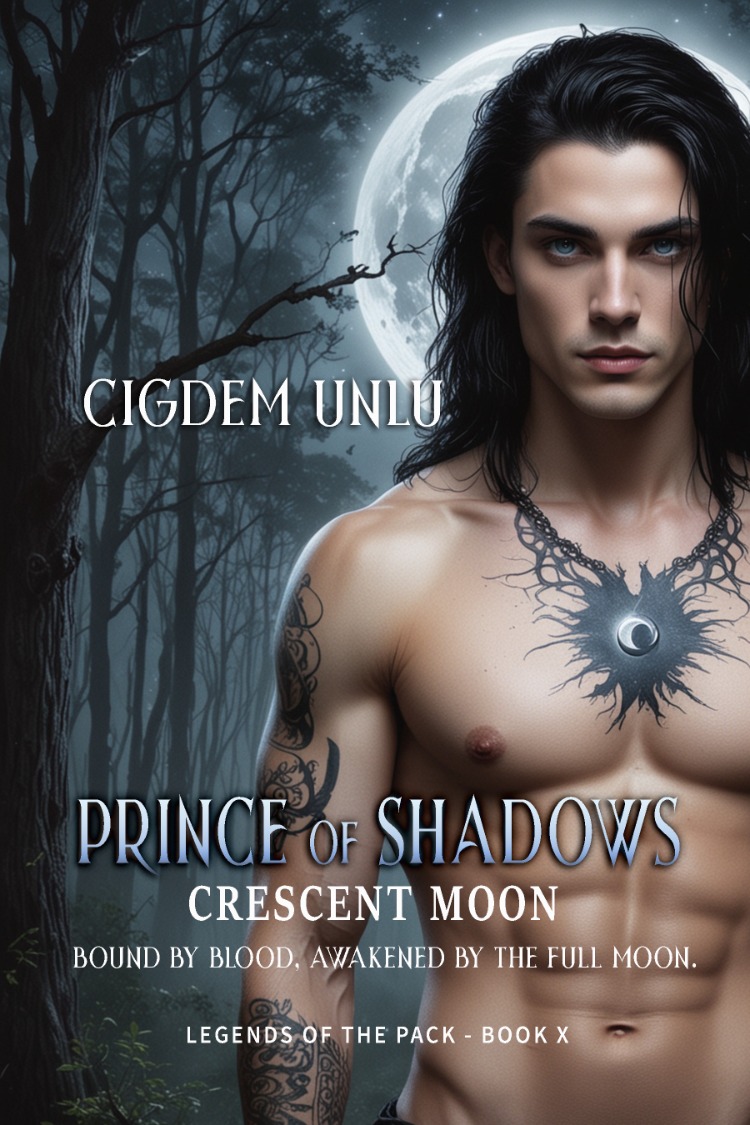 Prince of Shadows | Gölgelerin Prensi - Hazır Kitap Kapağı (Wolf Shifter & Paranormal Romance)