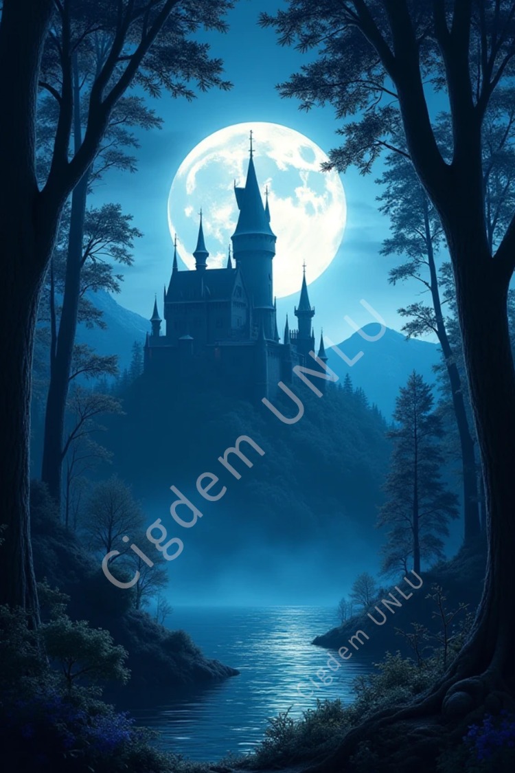 Echoes of the Night | Gece Yankıları - Hazır Kitap Kapağı (Mystery & Gothic Fantasy)