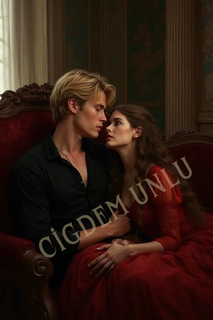 The Crimson Bond | Kan Bağı - Hazır Kitap Kapağı (Royal Romance & Historical Fantasy)