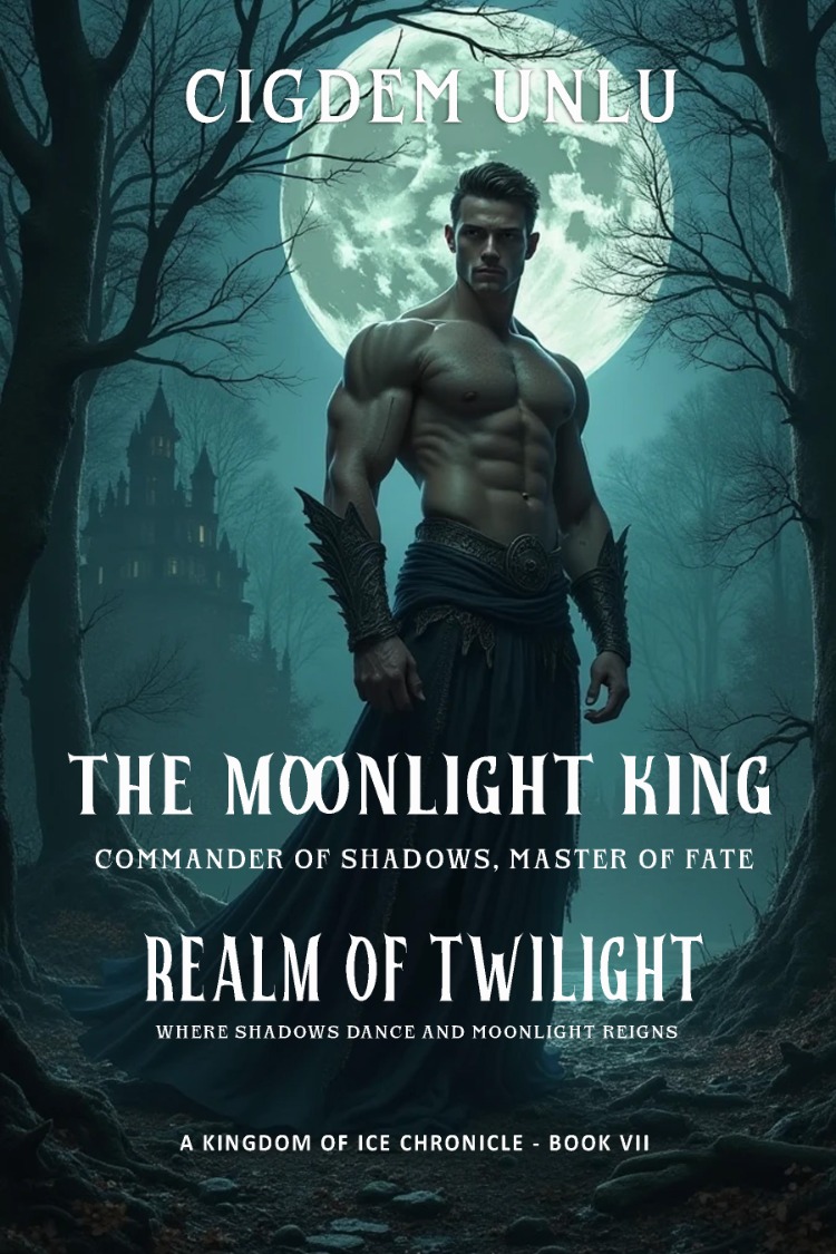 The Moonlight King | Ayışığı Kralı - Hazır Kitap Kapağı (Epic Fantasy & Dark Adventure)