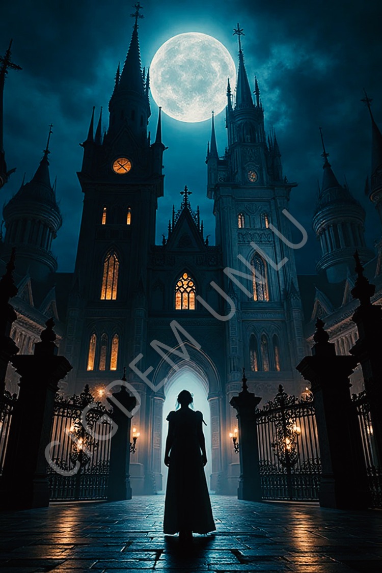 Gate of Shadows | Gölge Kapısı - Hazır Kitap Kapağı Premade Book Cover (Gothic & Dark Fantasy)