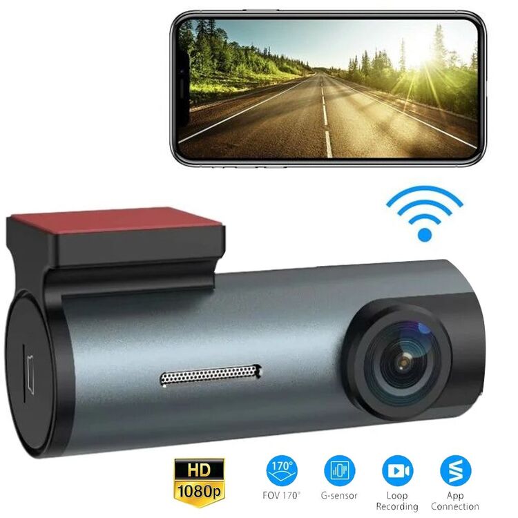 Rose MR-14
Wifi Araç Kamerası DVR SD Kayıt Bluetooth 1080p