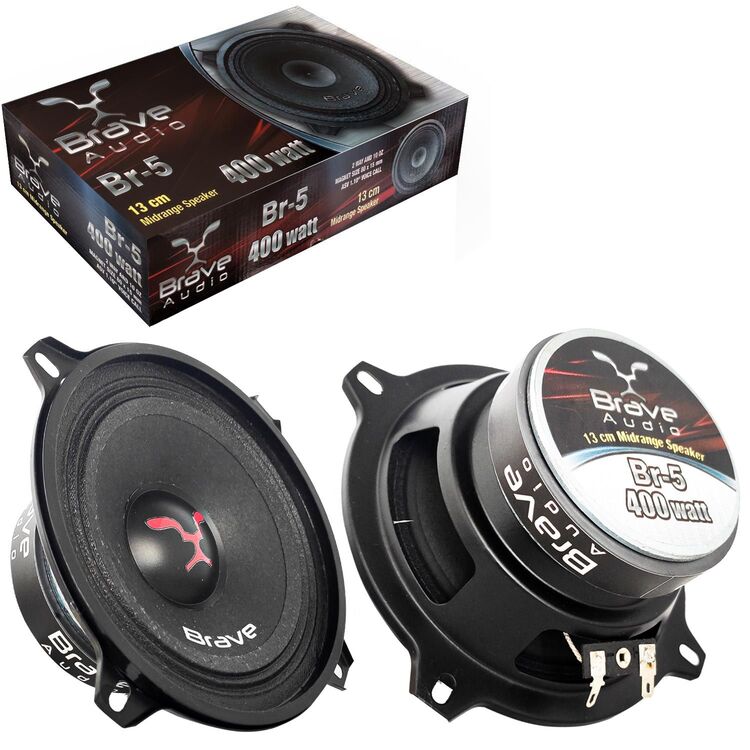 Brave BR-5
Oto Midrange 13cm 400w RMS