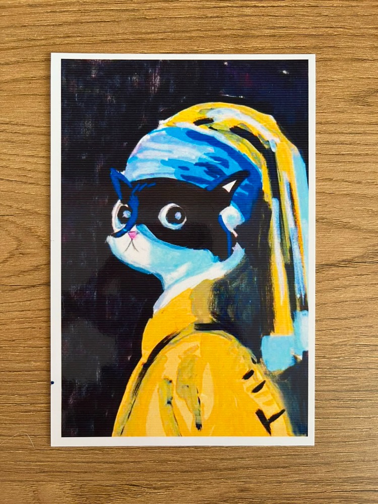Cat with a Pearl Earring