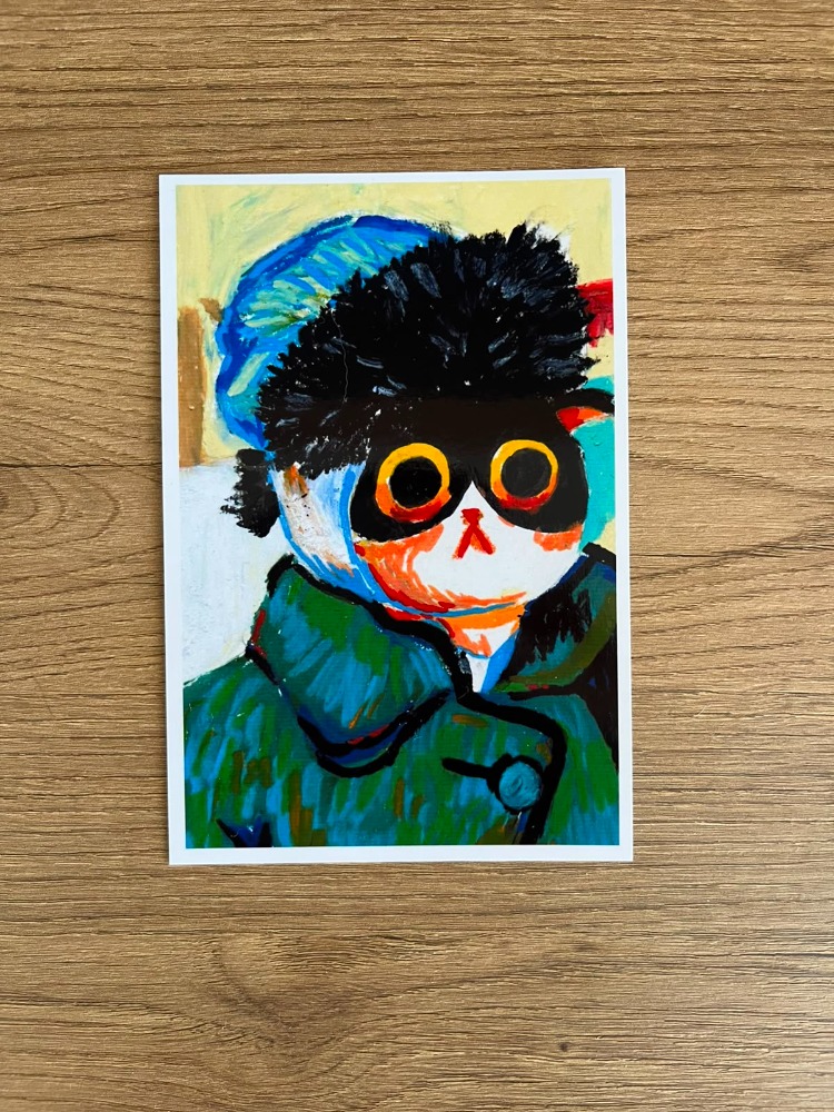 Cat Gogh Portrait