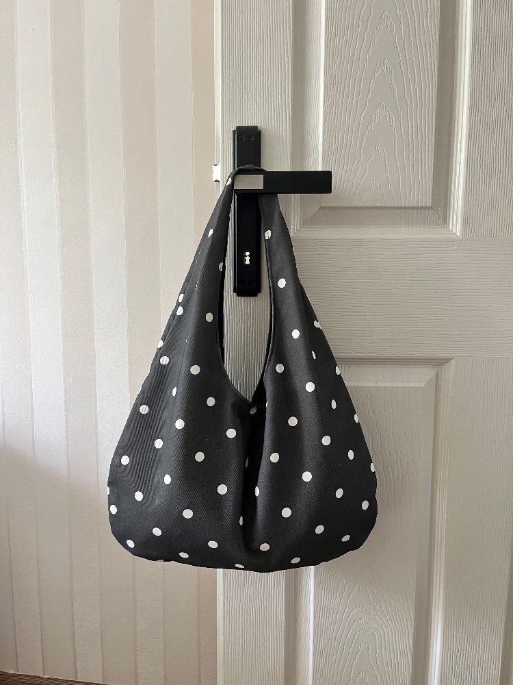 Polka Dot Bag Maxi Boy Antrasit
