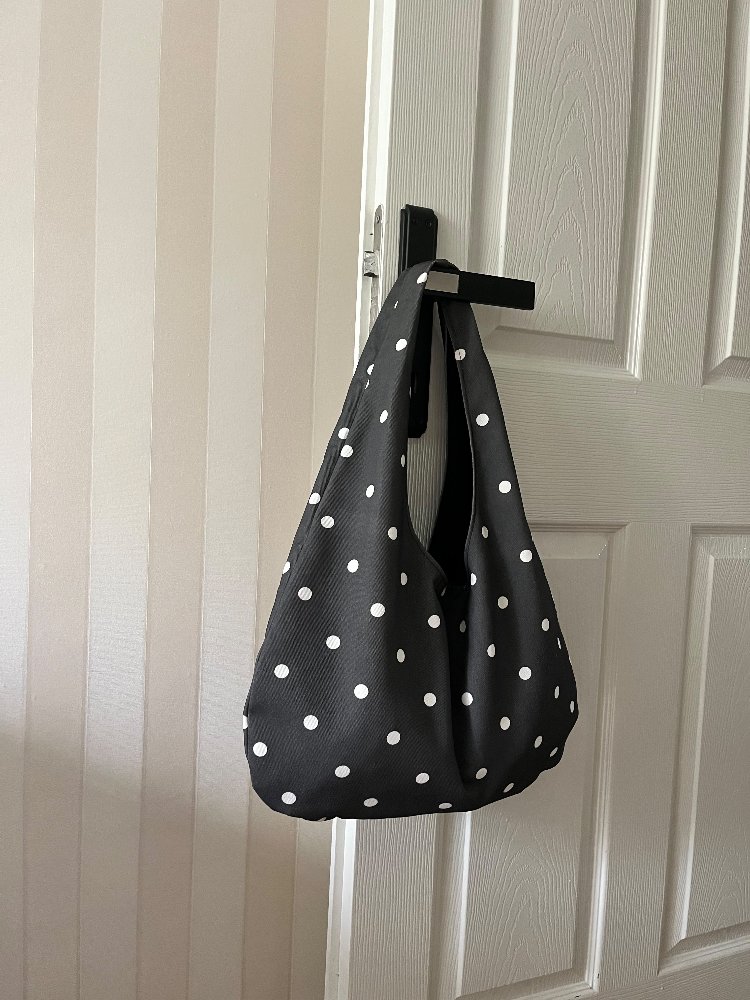 Polka Dot Bag Maxi Boy Antrasit