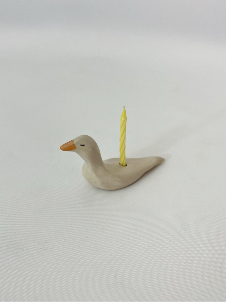 Ördek - Cake Topper & Mumluk