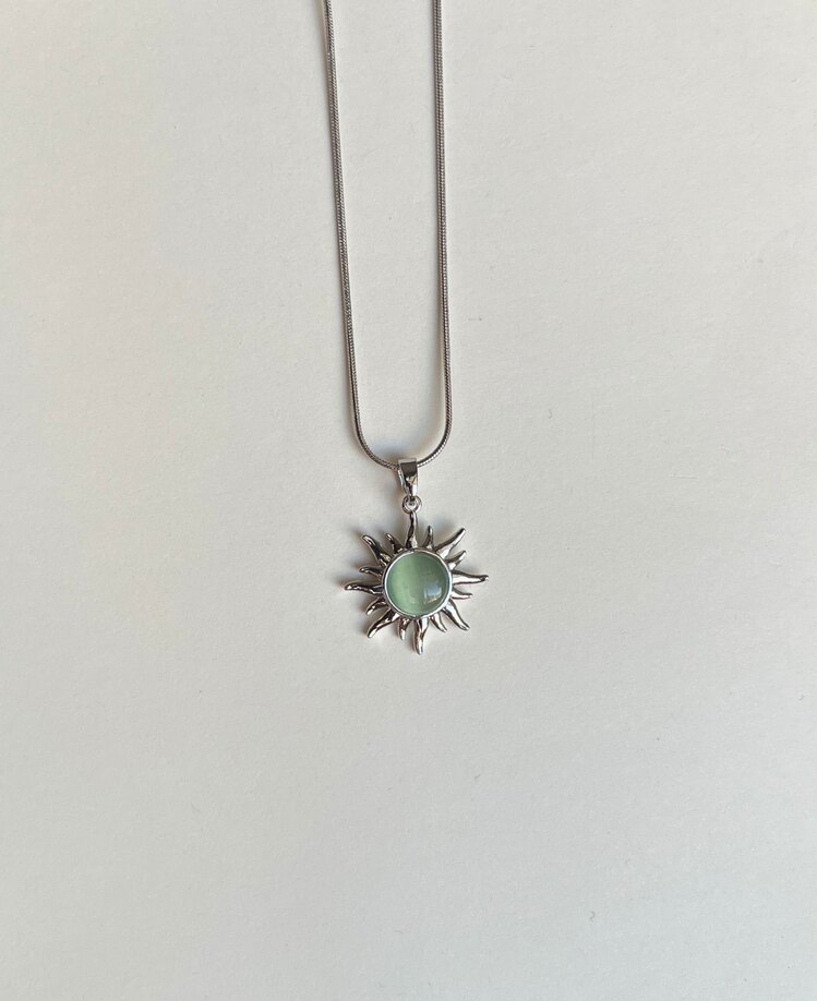 Çelik | Güneş Silver Kolye