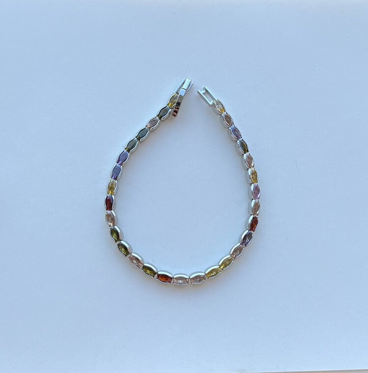 Zirkon | Su Yolu Rainbow Bileklik