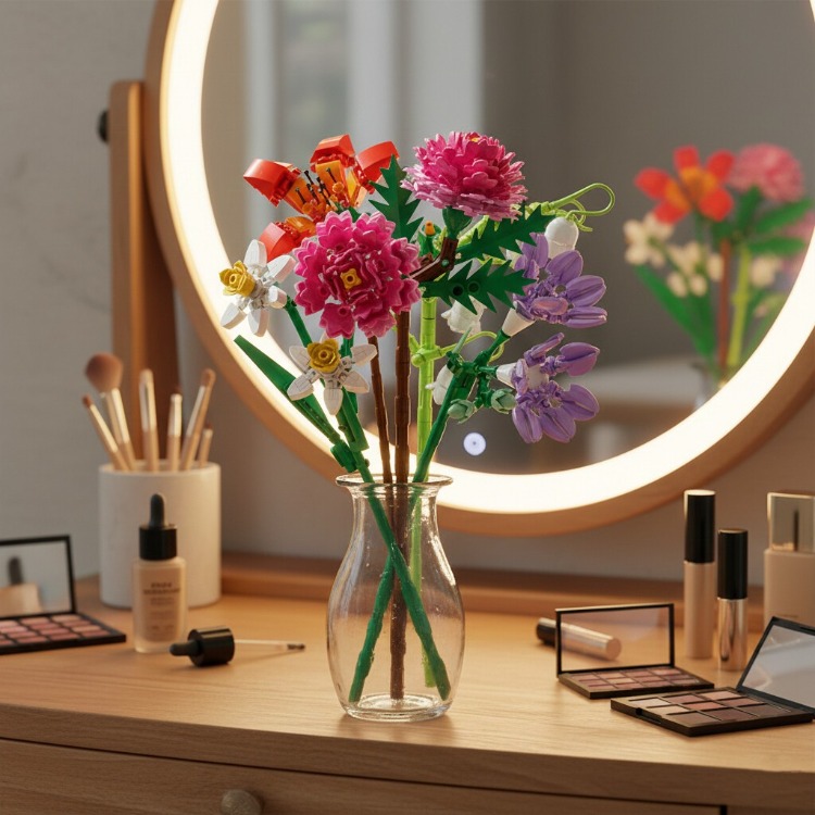 Florist Çiçek Blocks (İstediğin 2-4 Adet Çiçek Modelini Seç)