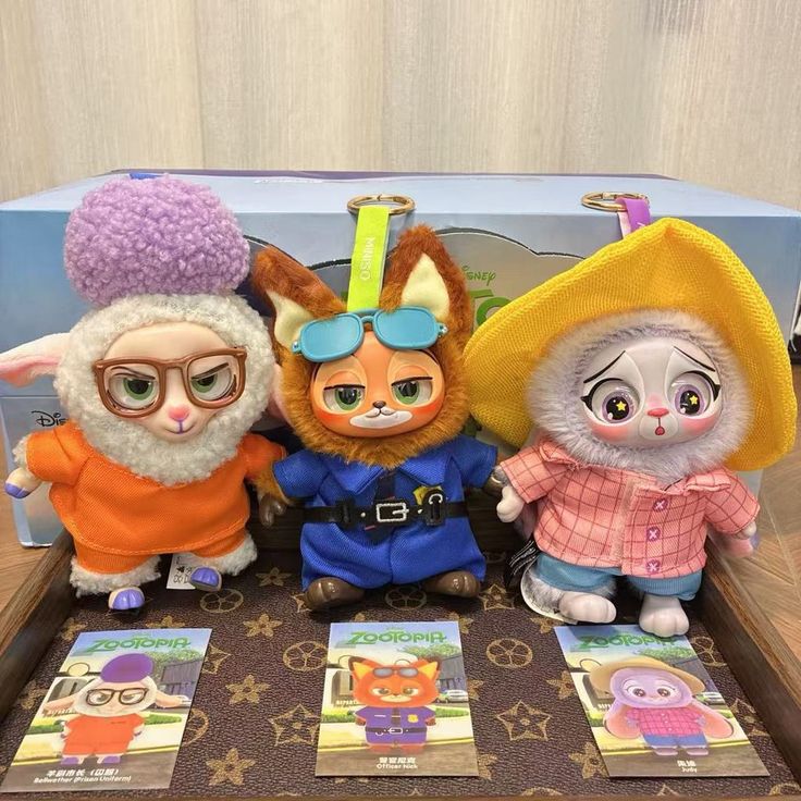 Zootopia BlindBox Peluş Sürpriz Anahtarlık