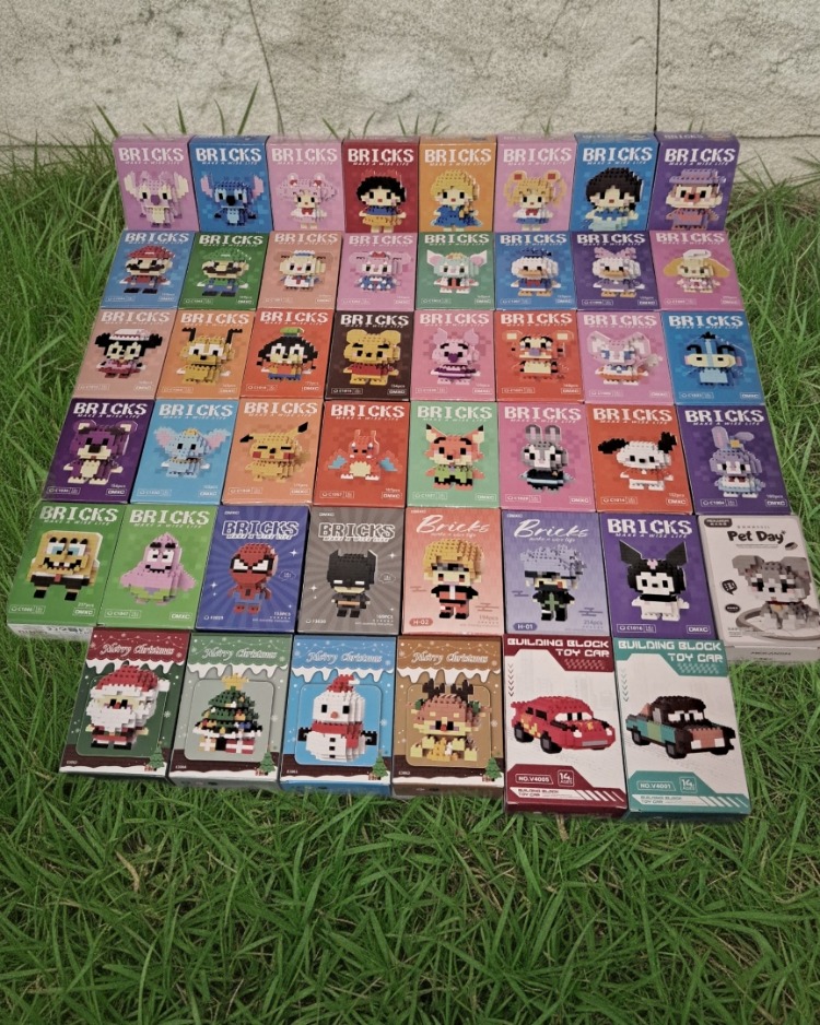 Bricks Figür Blocks (İstediğin 2-4 Adet Bricks Modelini Seç)