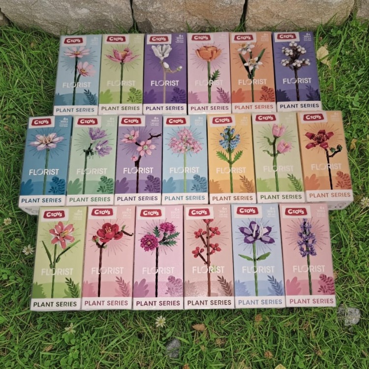 Florist Çiçek Blocks (İstediğin 2-4 Adet Çiçek Modelini Seç)