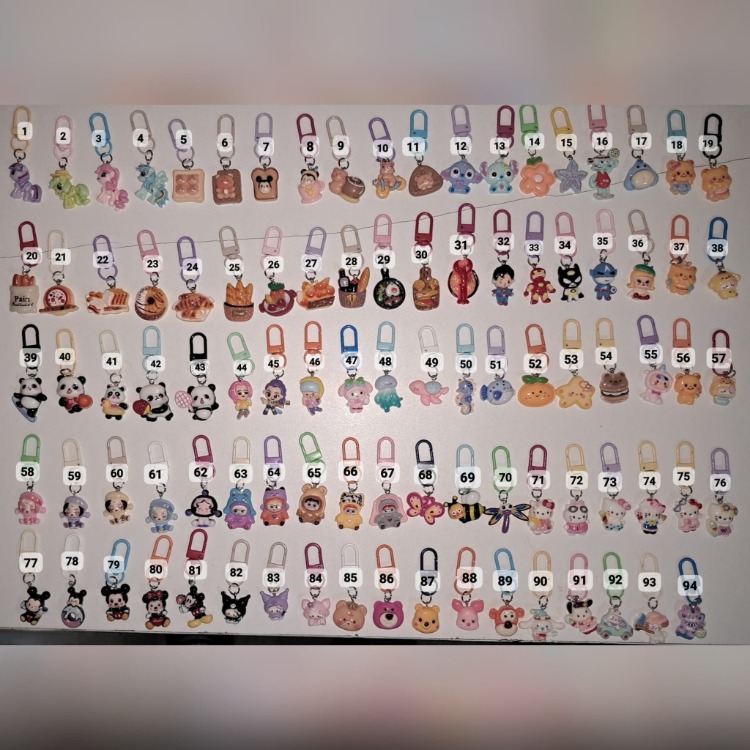Mini Figür Charmlı Anahtarlık