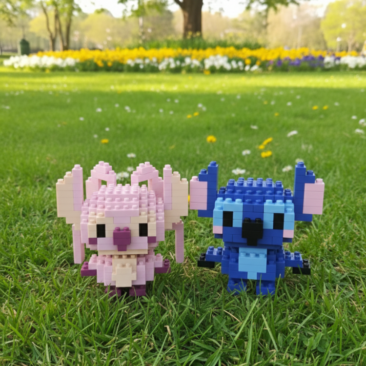Bricks Couple Stitch & Angel Blocks