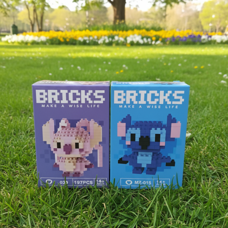 Bricks Couple Stitch & Angel Blocks