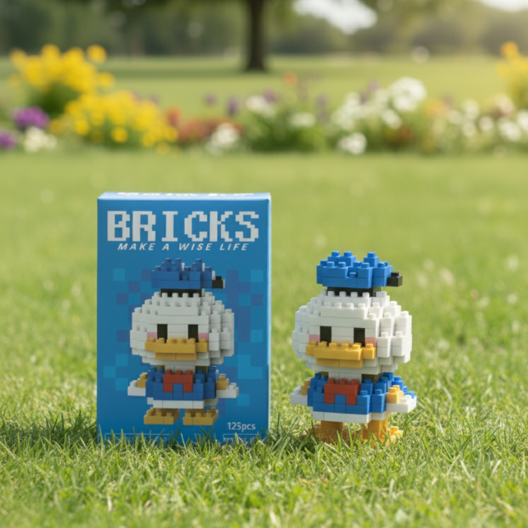 Bricks Couple Ördek Donald Duck & Daisy Duck Blocks