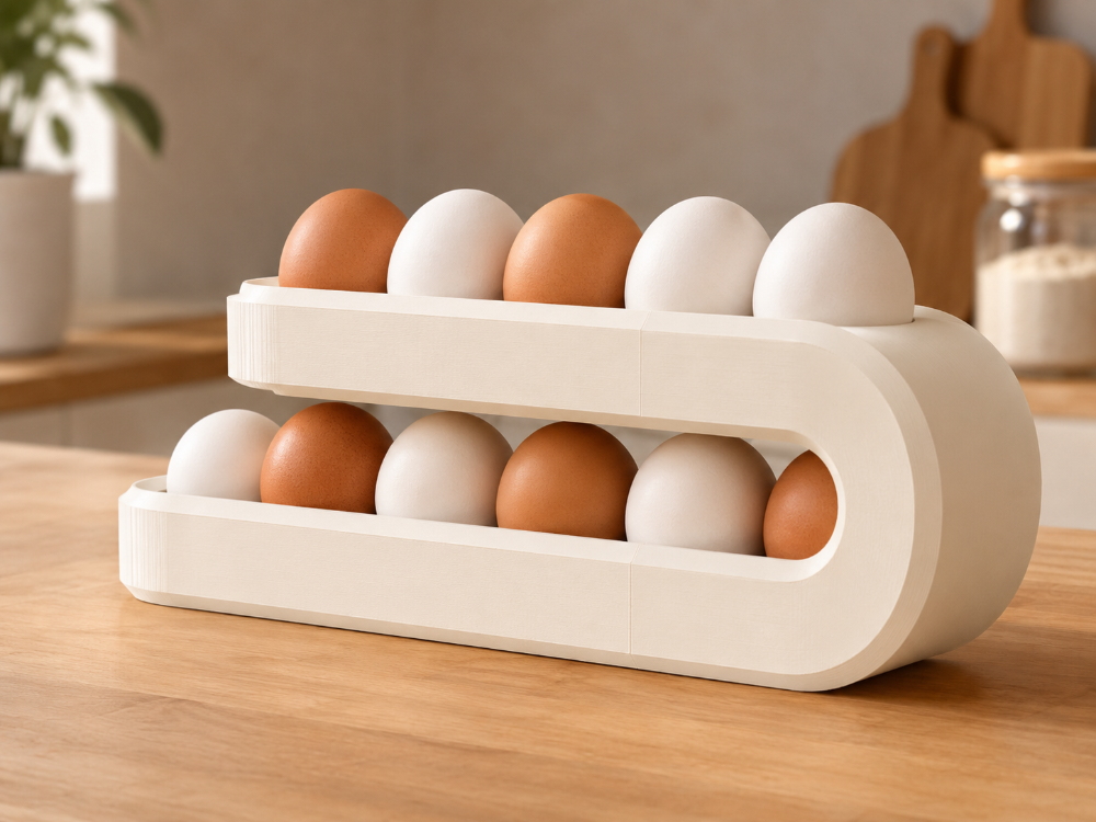 2 Katlı Yumurta Organizeri