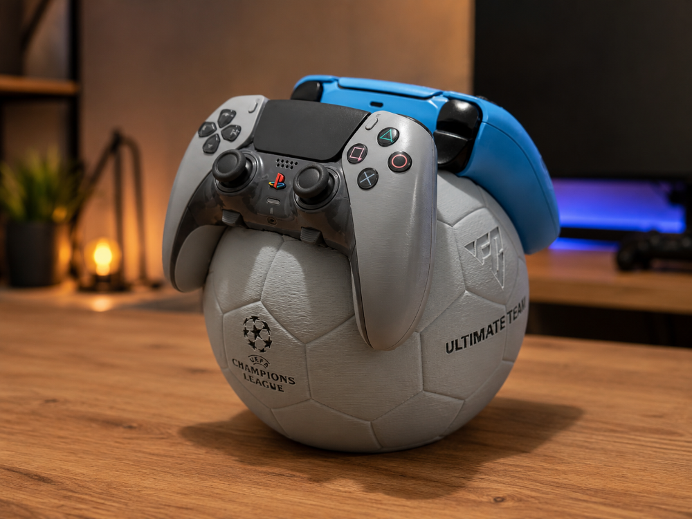Futbol Topu Tasarımlı PS 5 Kolu Standı