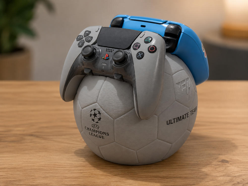 Futbol Topu Tasarımlı PS 5 Kolu Standı