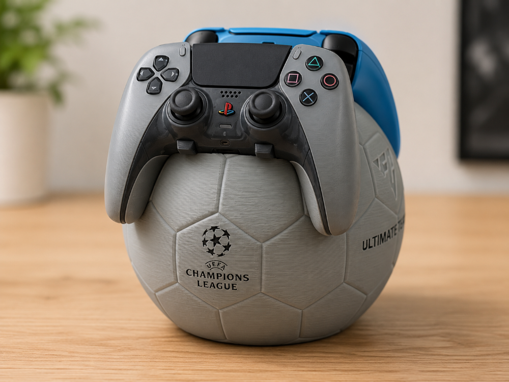 Futbol Topu Tasarımlı PS 5 Kolu Standı