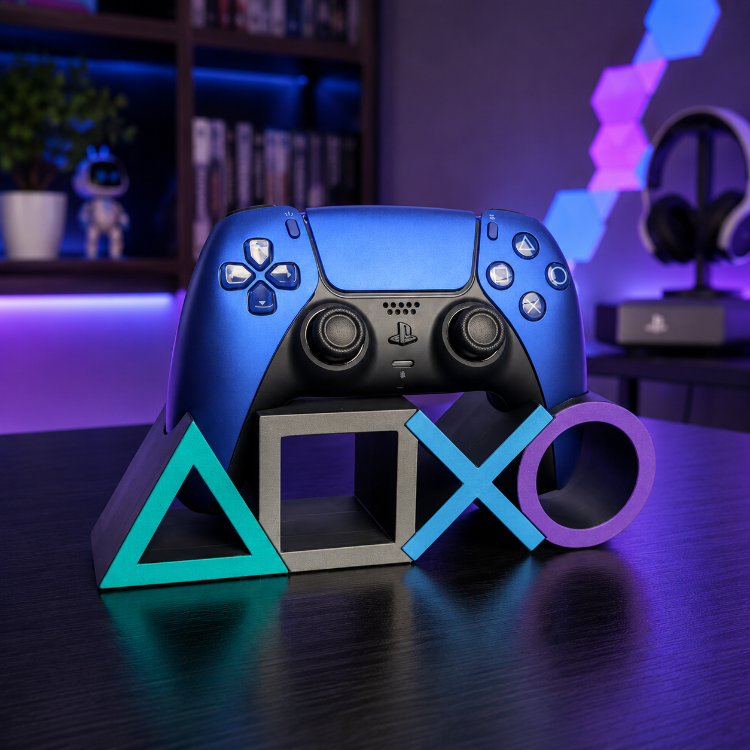 PS5 DualSense Uyumlu Renkli Sembol Tasarımlı Oyun Kolu Standı
