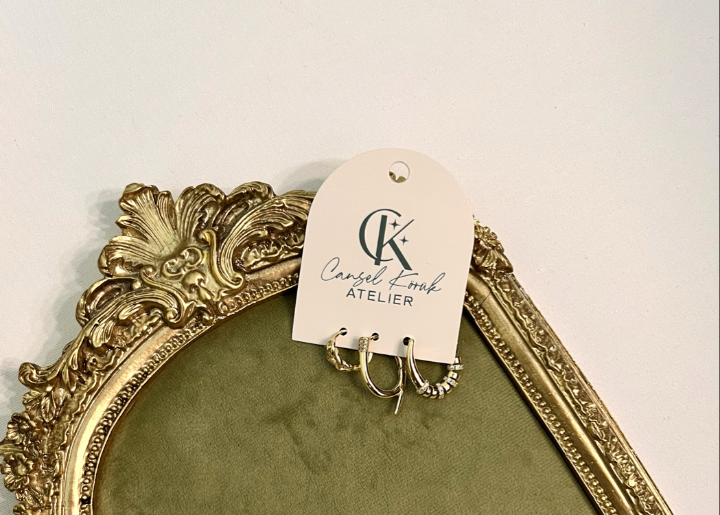 3’lü Set Küpe