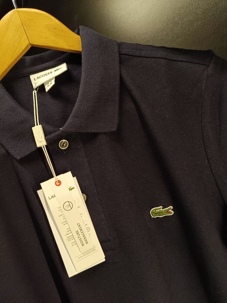 Lacoste Erkek Classic Fit L.12.21 Organik Pamuk Lacivert Polo