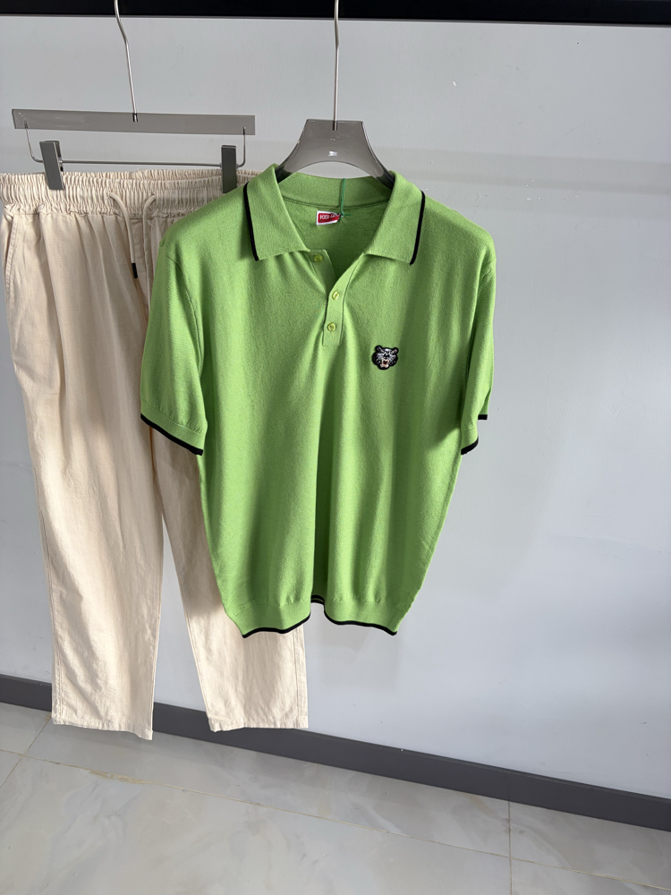 Knzo SS’26 Premium Knitted Polo Tshirt