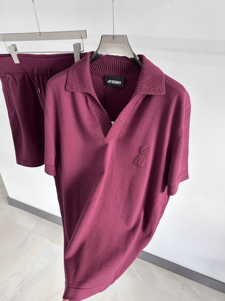 Jacq Ss’26 Premium Knitted Short & Tshirt Takım (İthal)