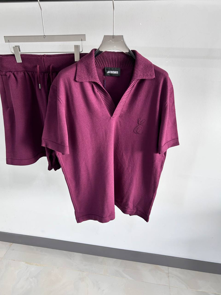 Jacq Ss’26 Premium Knitted Short & Tshirt Takım (İthal)