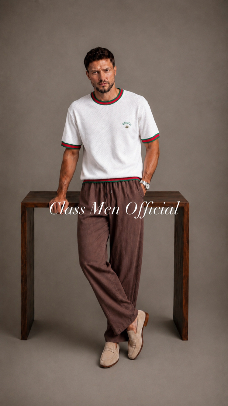 G. Ss'26  Premium Knitted Tshirt 