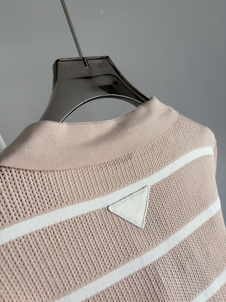 Prda Ss'26 Premium Knitted Polo Tshirt