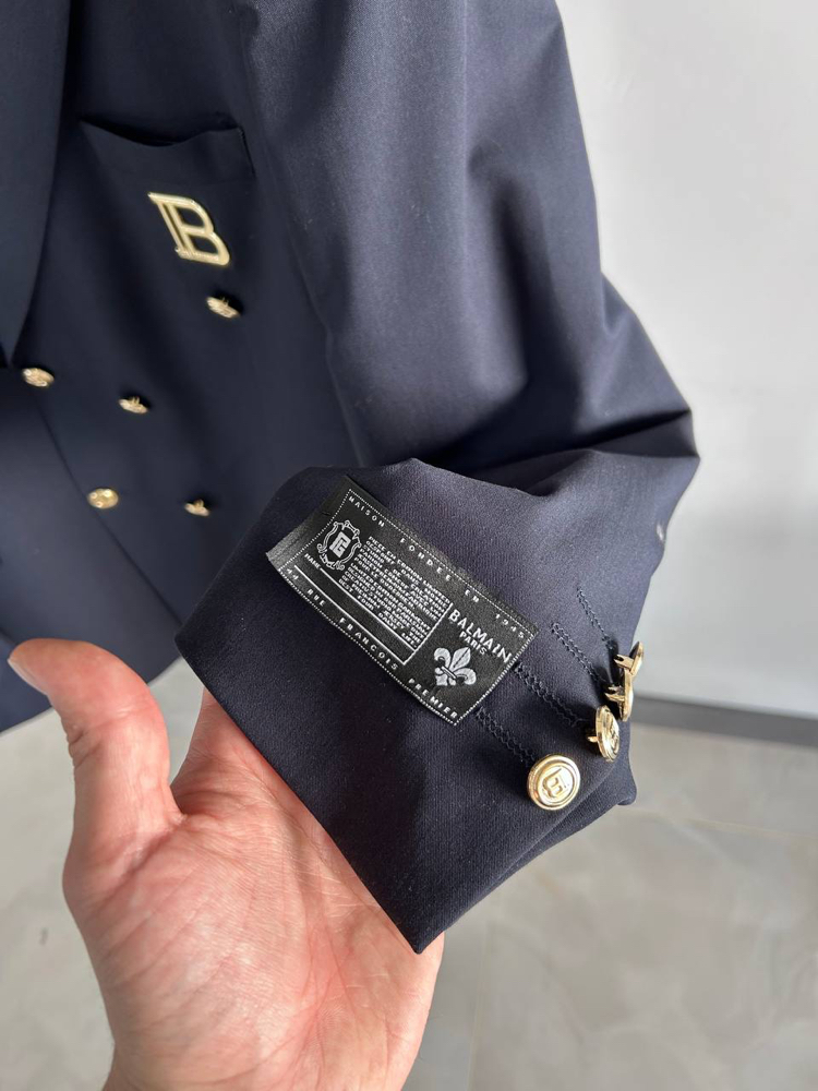 Balmn Ss’26 Premium Kruvaze Takım Elbise(Lacivert)