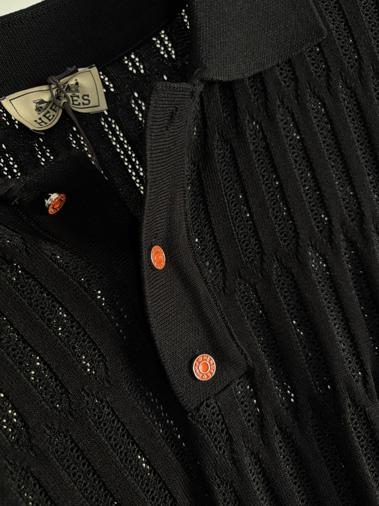 Hrms Ss’26 Premium Knitted Polo Tshirt