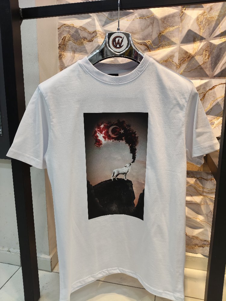 2012 Uluyan Kurt Beyaz Basic T-Shirt