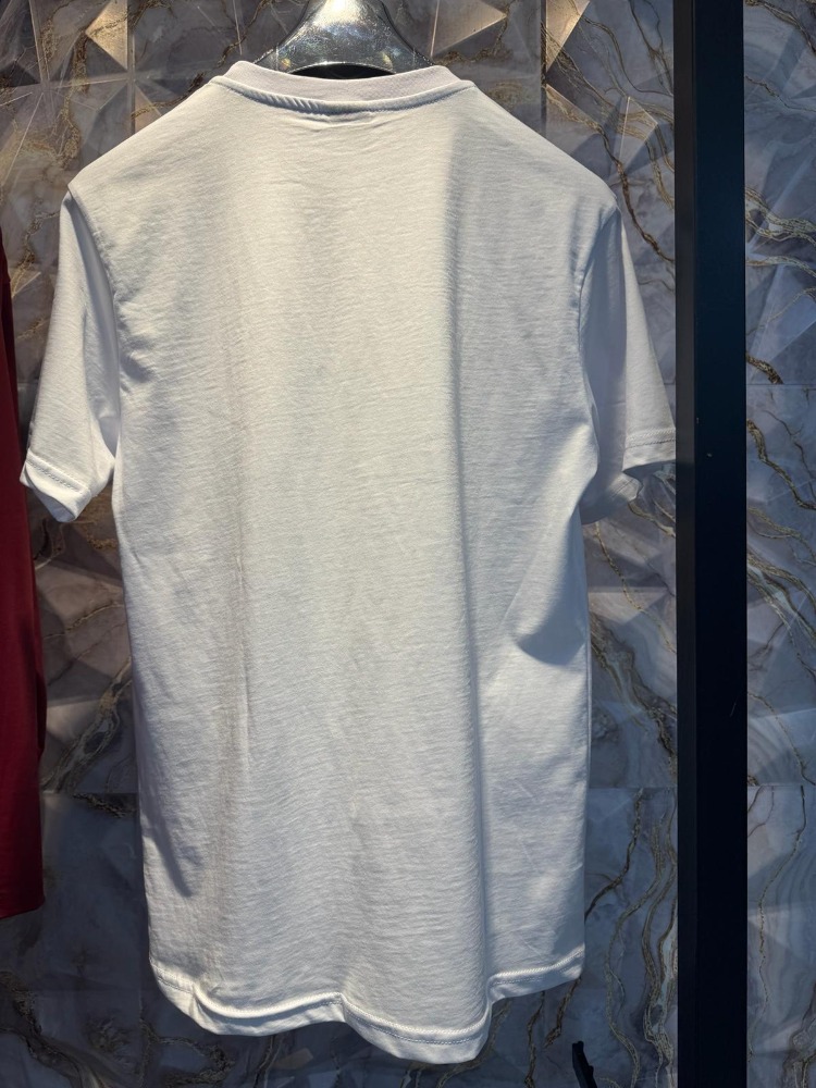 SLIM FIT BASIC TEE | BLACK(Kısa Kol Bisiklet Yaka Yumuşak Dokulu Süpreme Penye Beyaz T-Shirt