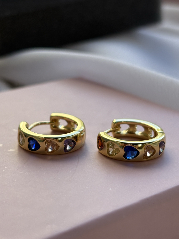 14K | Renkli Gold Küpe