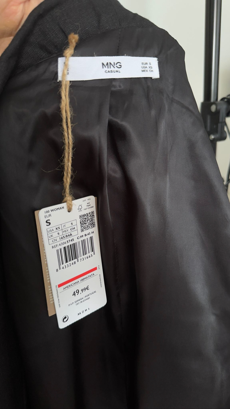 Mango %100 keten ceket