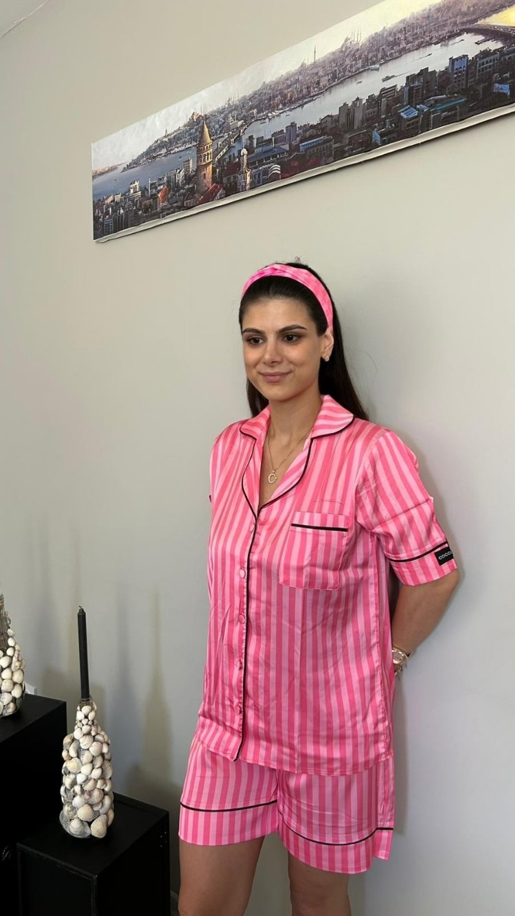Şortlu pijama takımı