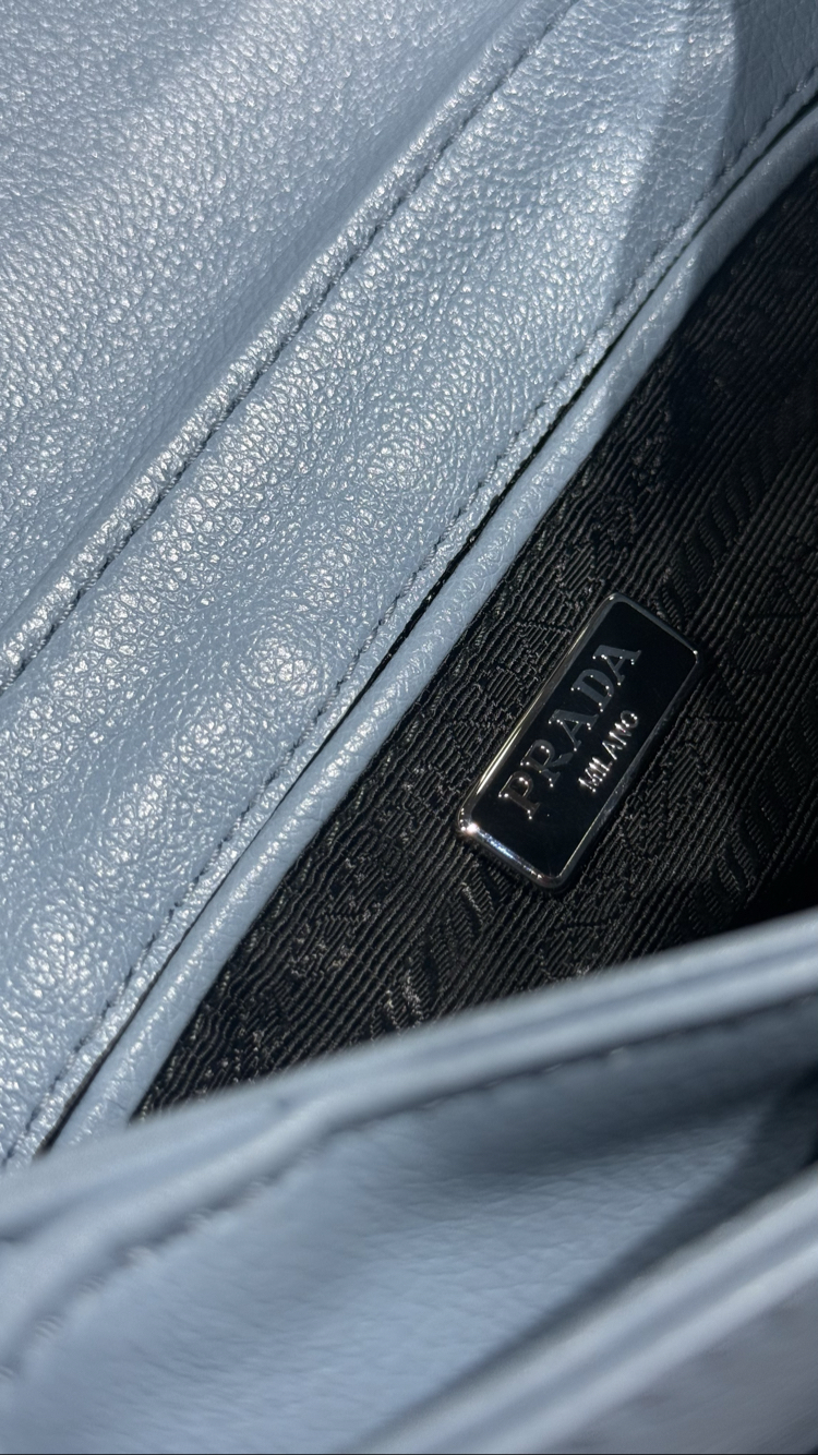Prada Pattina Mini/Chain Crossbody