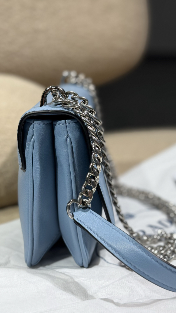 Prada Pattina Mini/Chain Crossbody