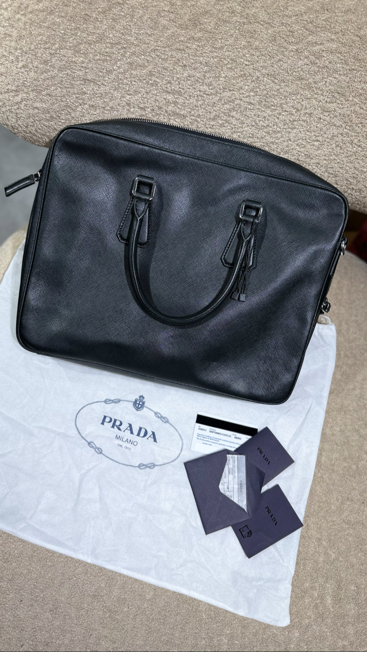 Prada croc-embossed