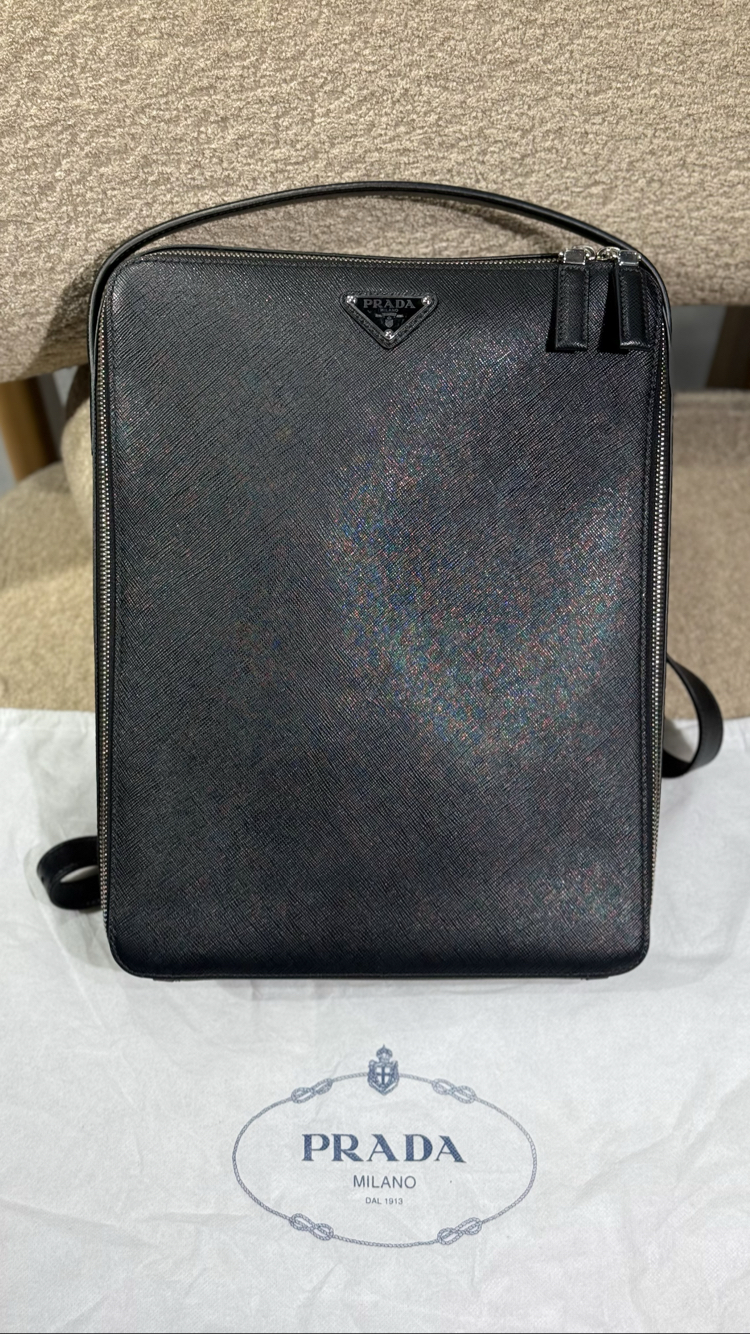 Prada Saffiano Deri Brique