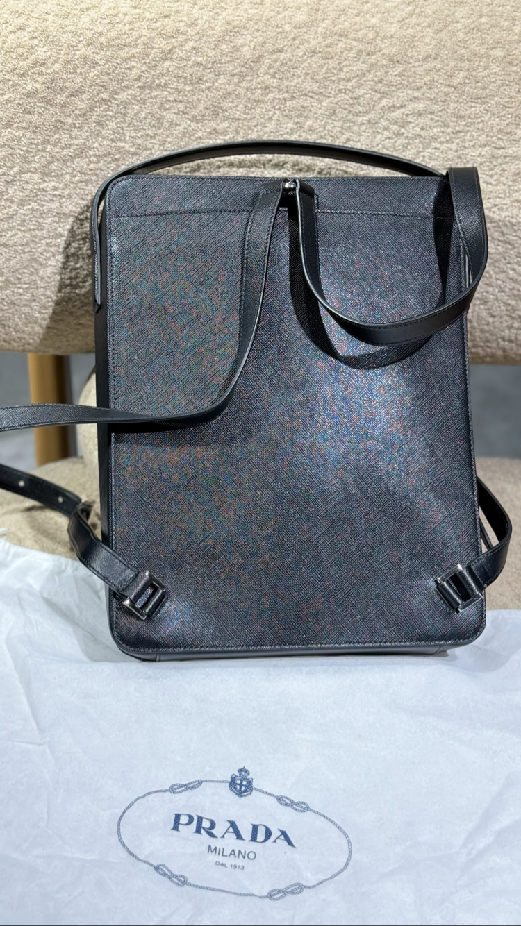 Prada Saffiano Deri Brique