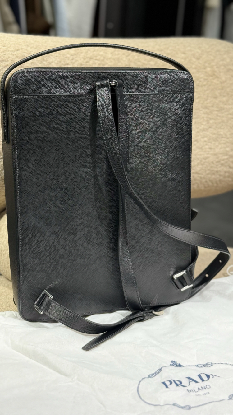Prada Saffiano Deri Brique