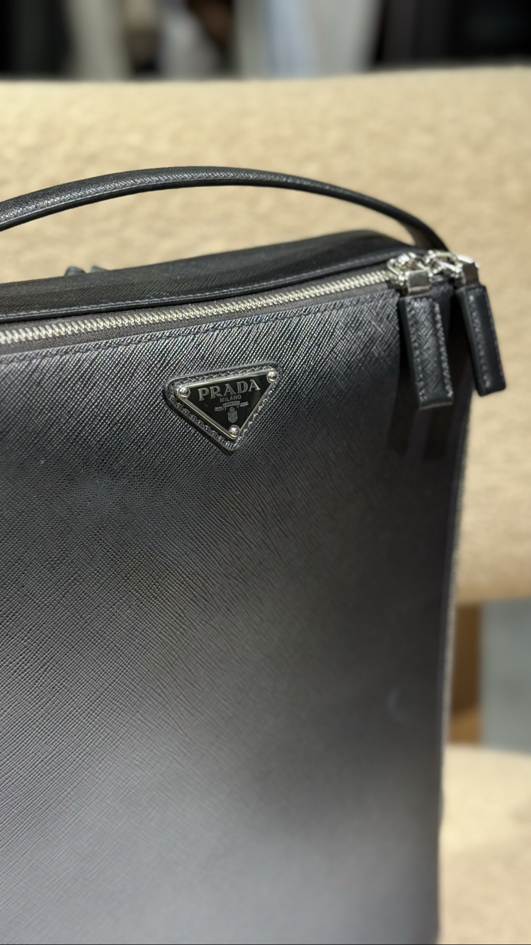 Prada Saffiano Deri Brique