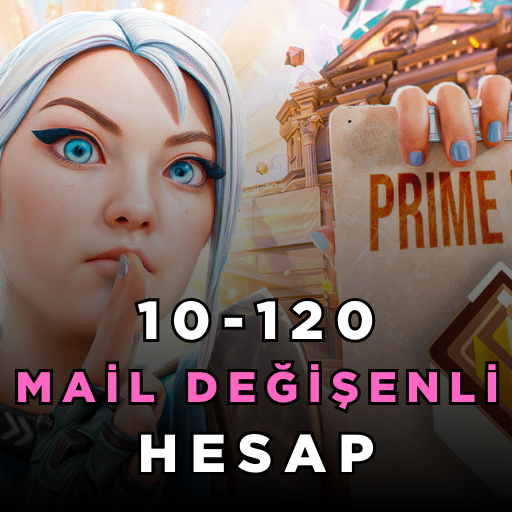 Valorant 10-120 Arası Random Hesap - Mail Değişenli!